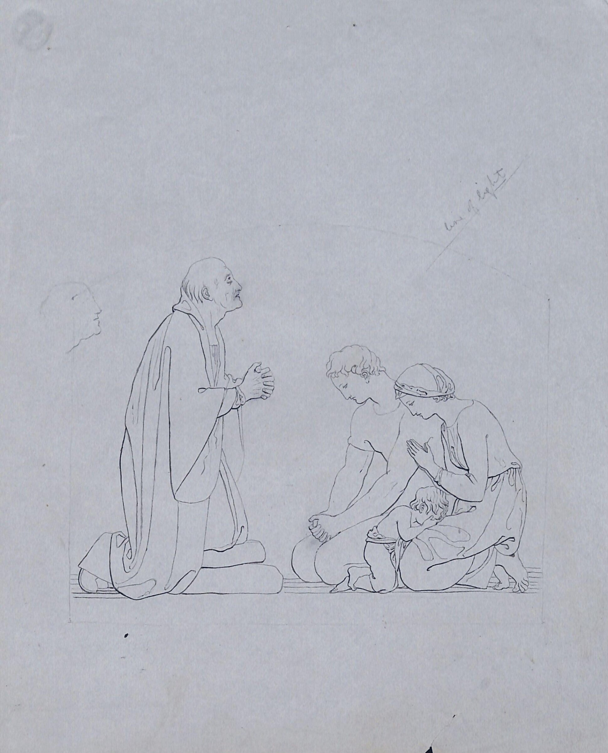 Design for Compositions from Morning and Evening Prayer, John Bell, 1844