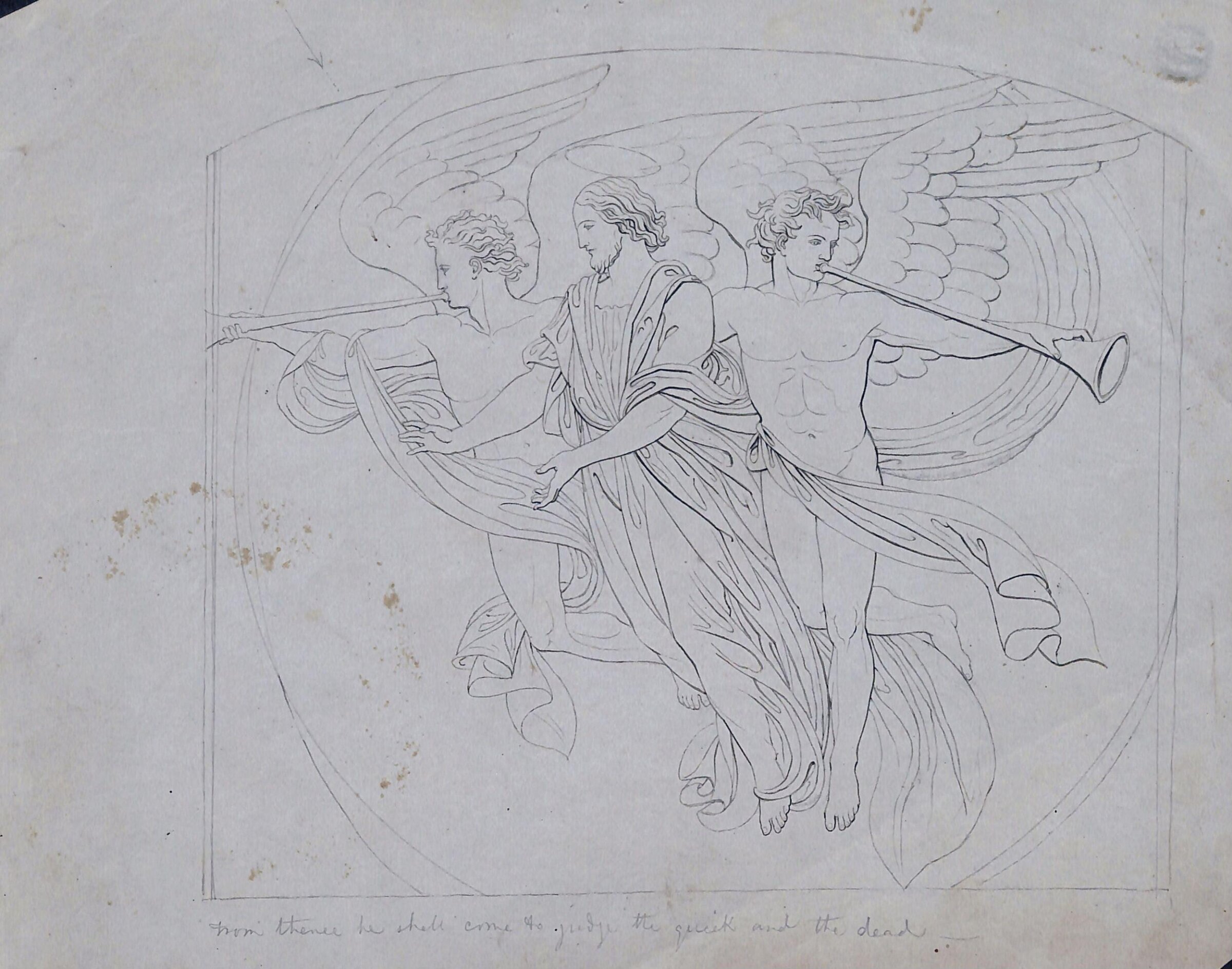 Design for Compositions from Morning and Evening Prayer, John Bell, 1844