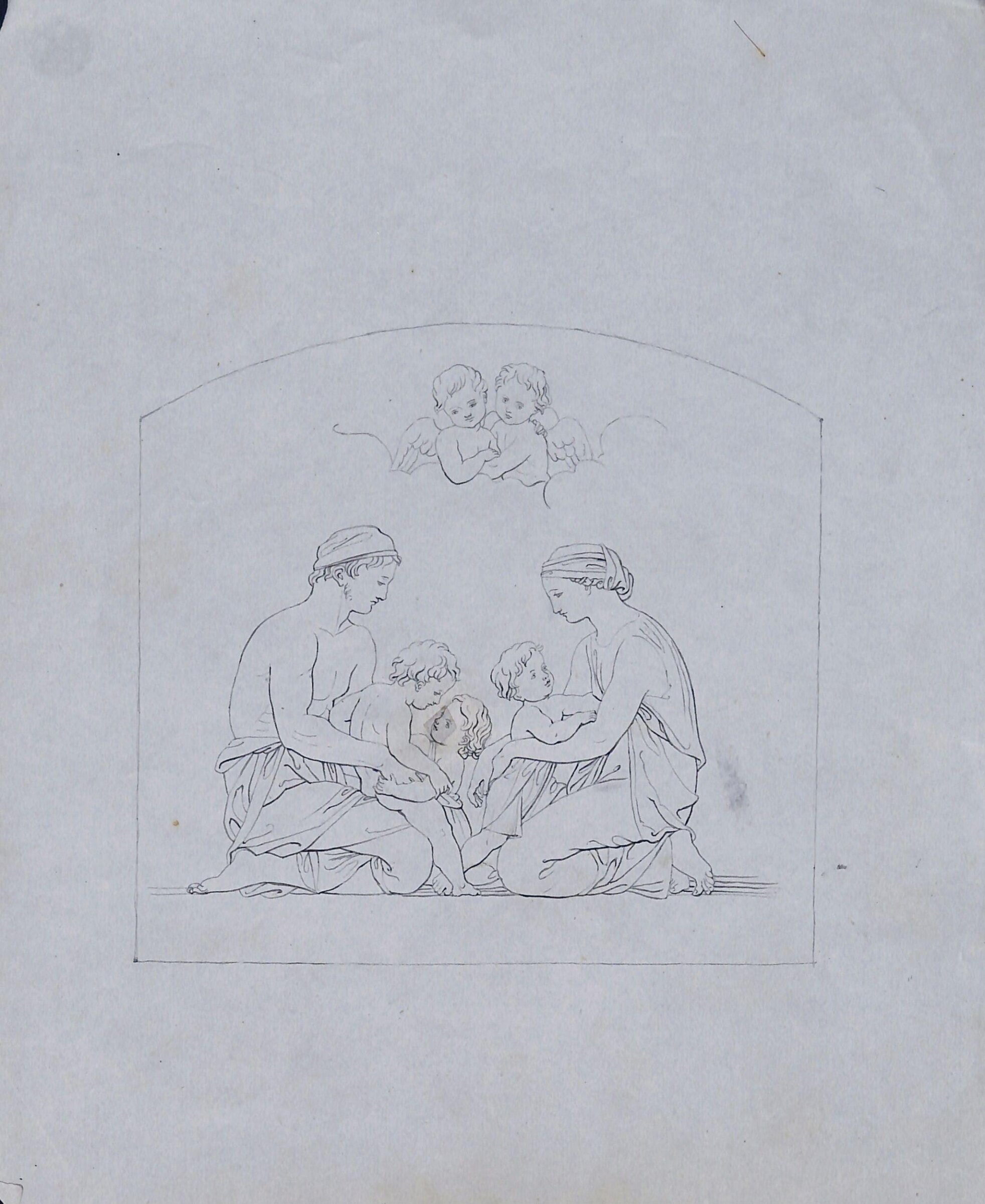 Design for Compositions from Morning and Evening Prayer, John Bell, 1844