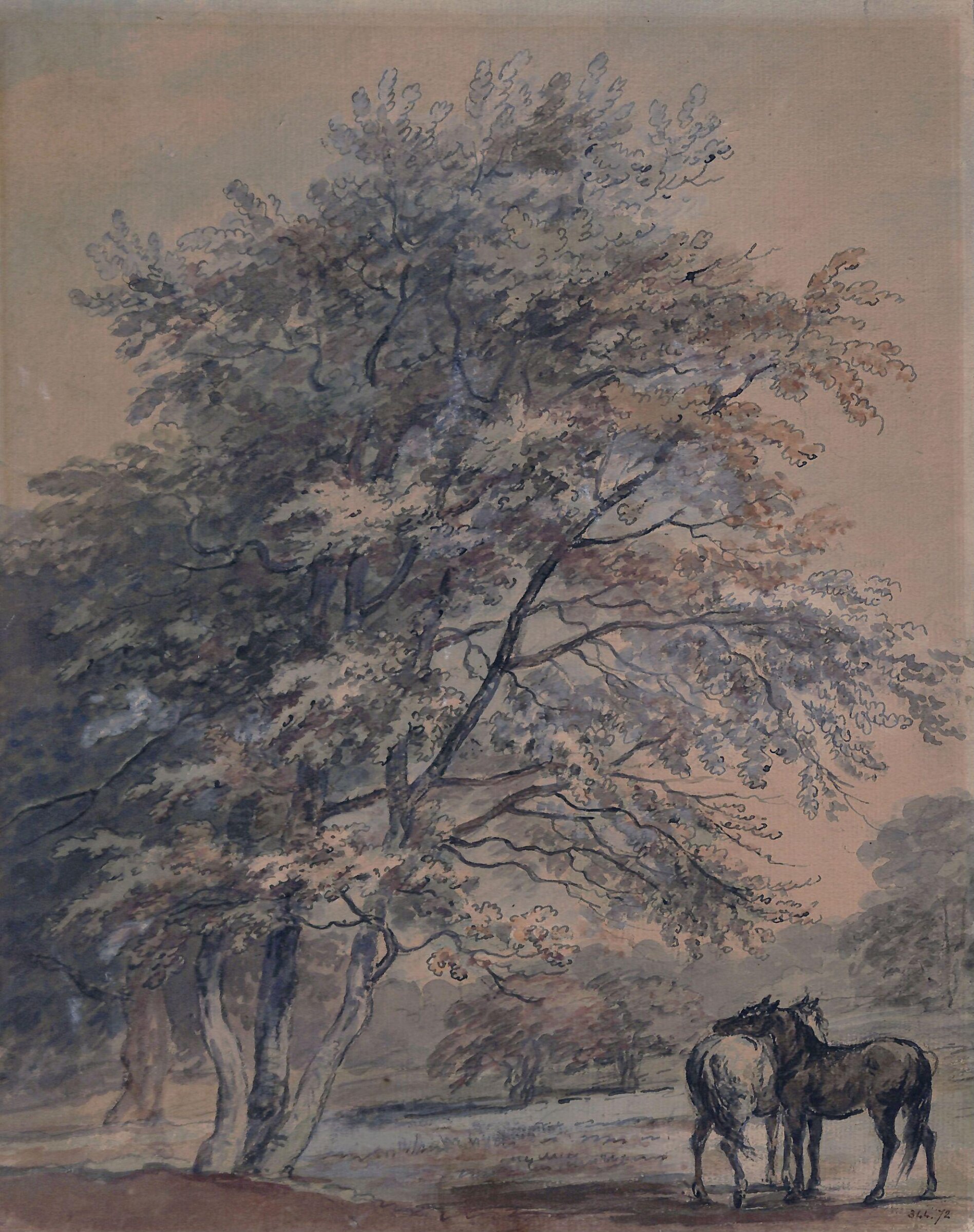 Trees and Horses, Barret, 1782