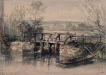 A Weir, near Oxford thumbnail 1