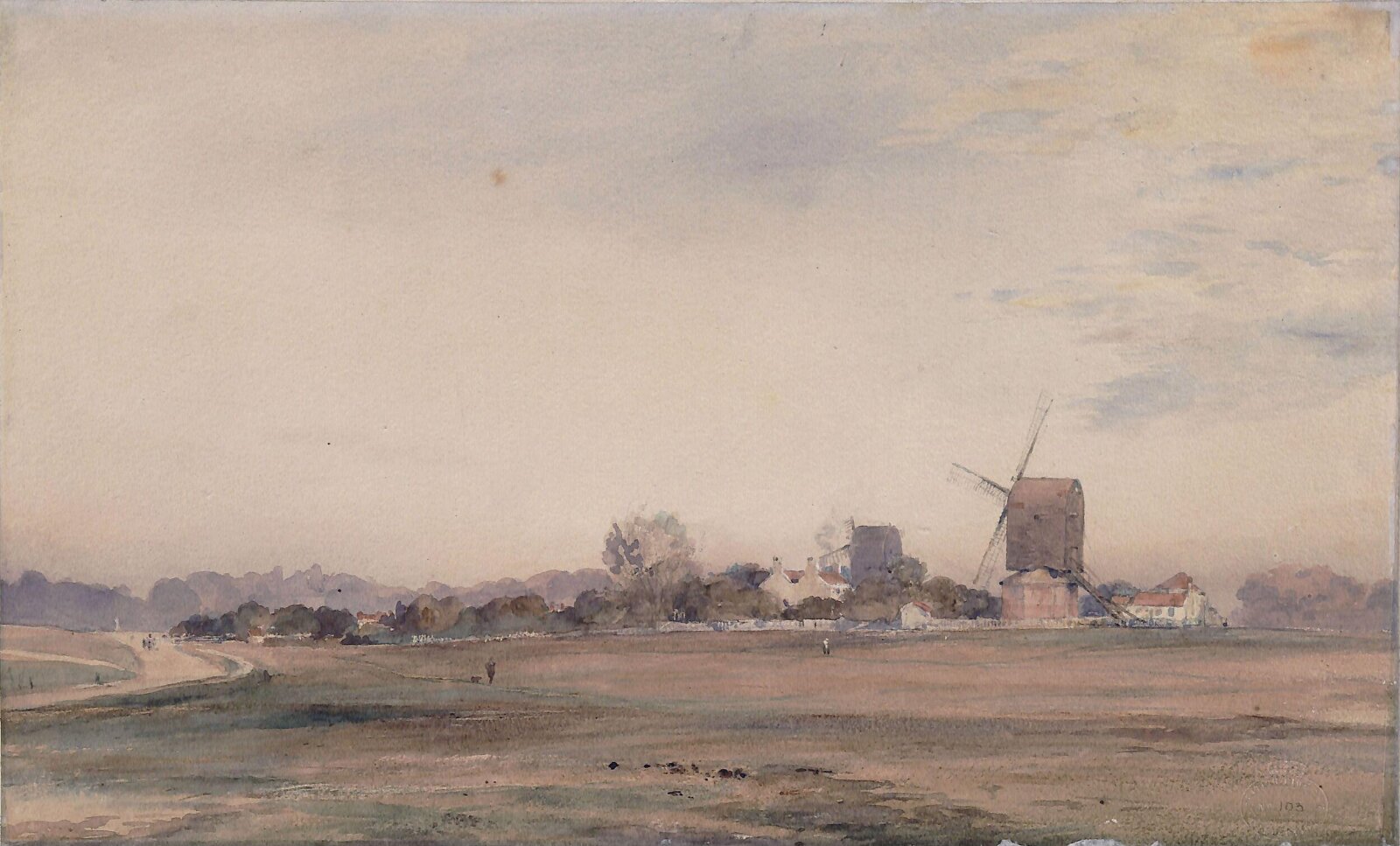 Windmill, Blackheath, Edward Cooke, ca. mid 19th century