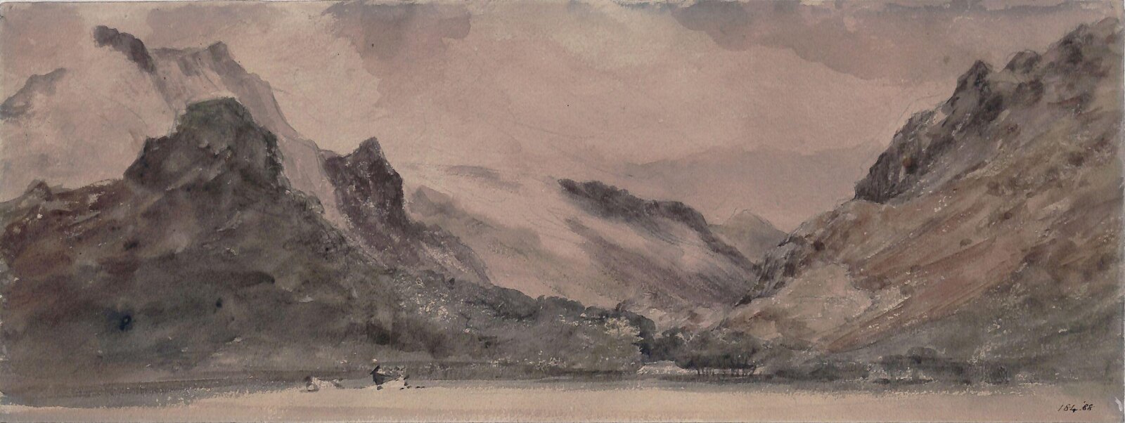View in Borrowdale, John Constable, 4 October 1806