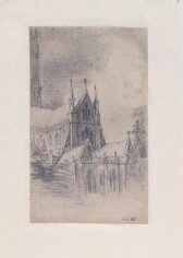 Salisbury Cathedral: exterior view of the east end thumbnail 2