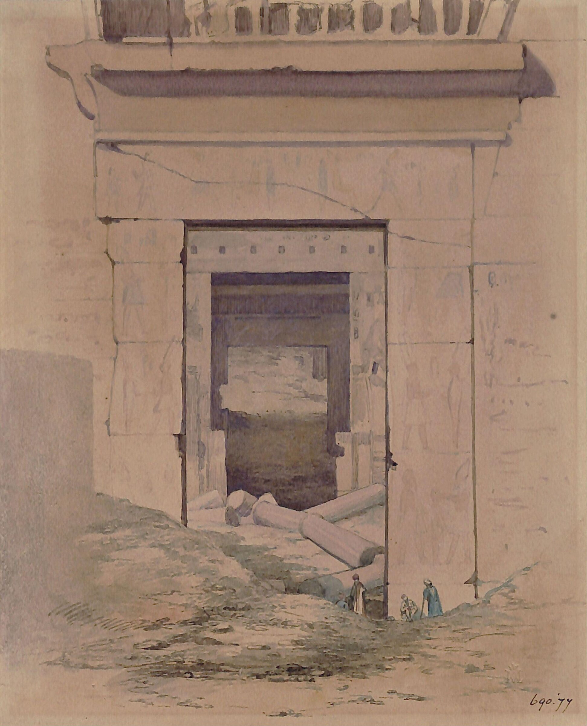 Entrance to an Egyptian tomb, Richard Dadd, ca. 1842-3