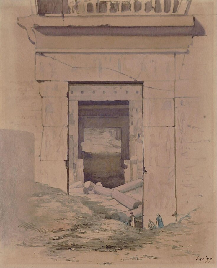 Entrance to an Egyptian tomb