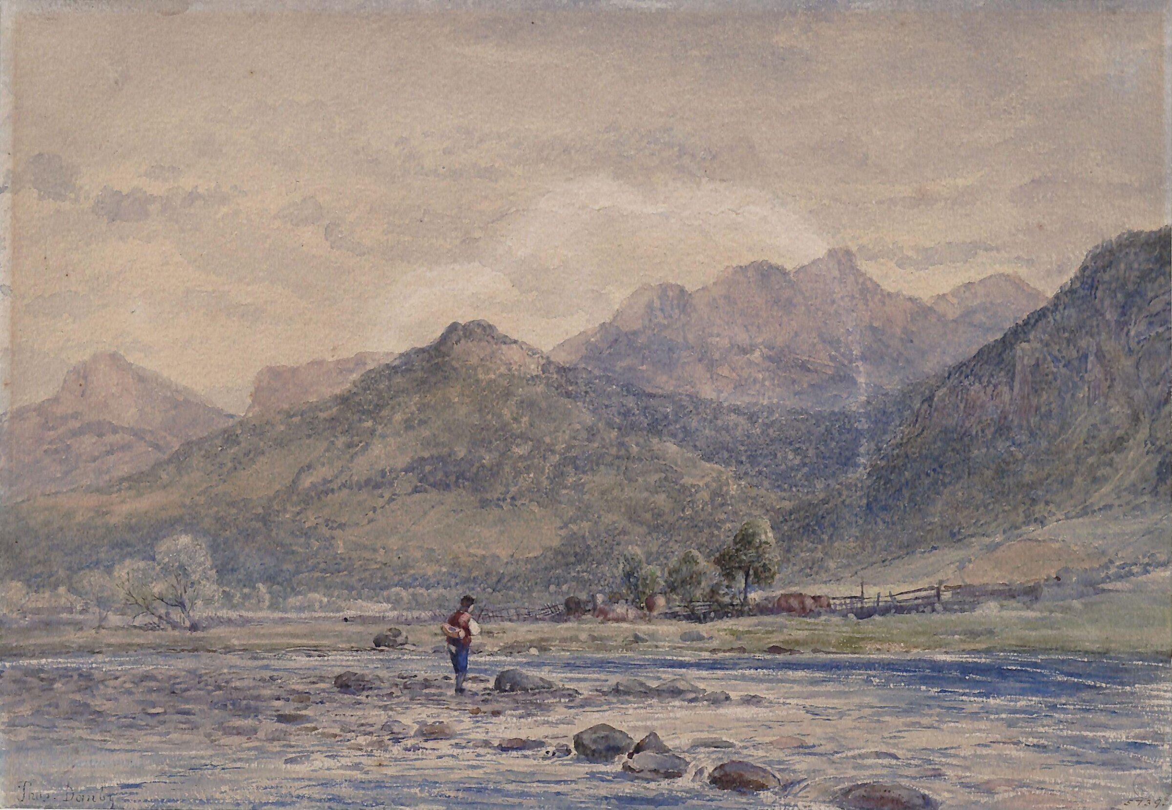 Trout Stream, near Capel Curig, Thomas Danby