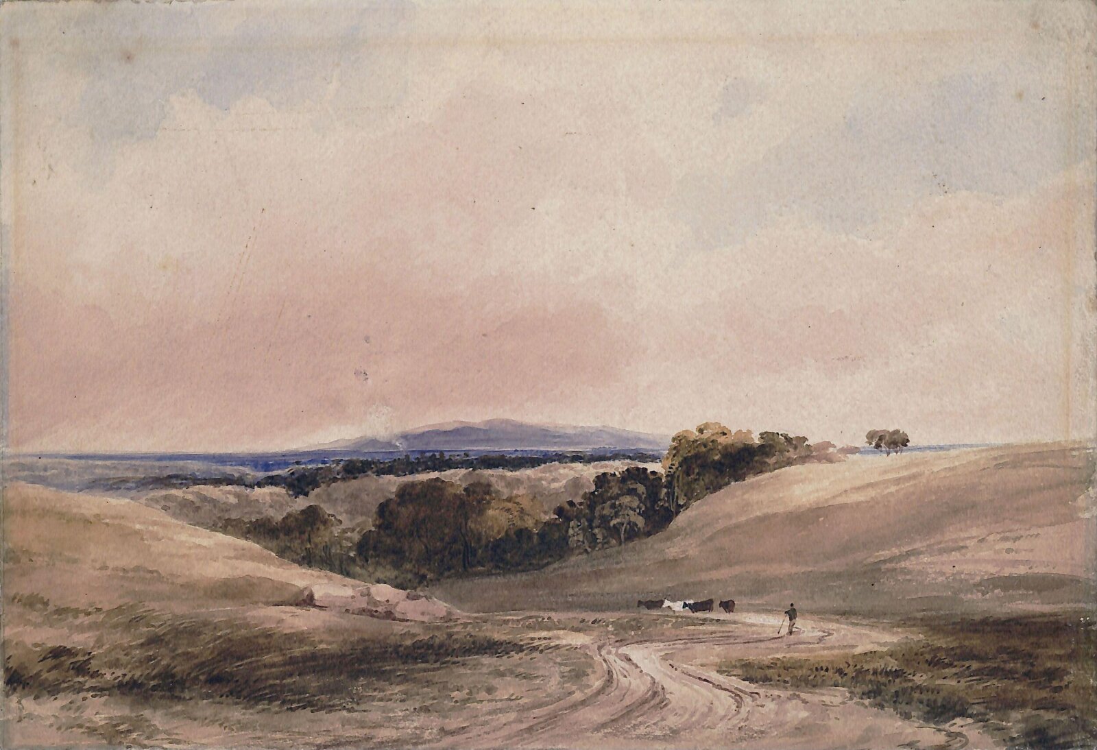 Landscape, Copley Fielding, 19th century
