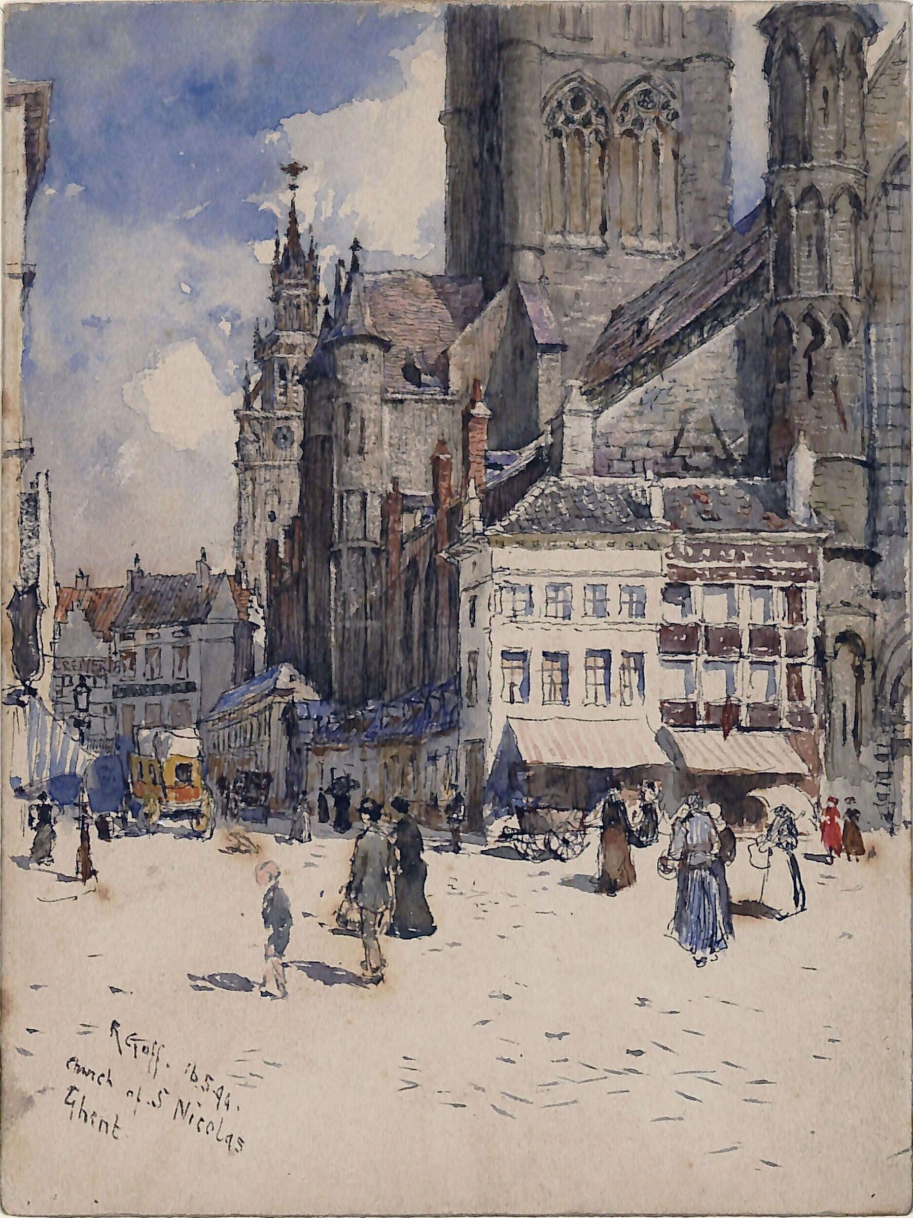 The Church of St. Nicholas, Ghent, Goff Robert Charles, 1894