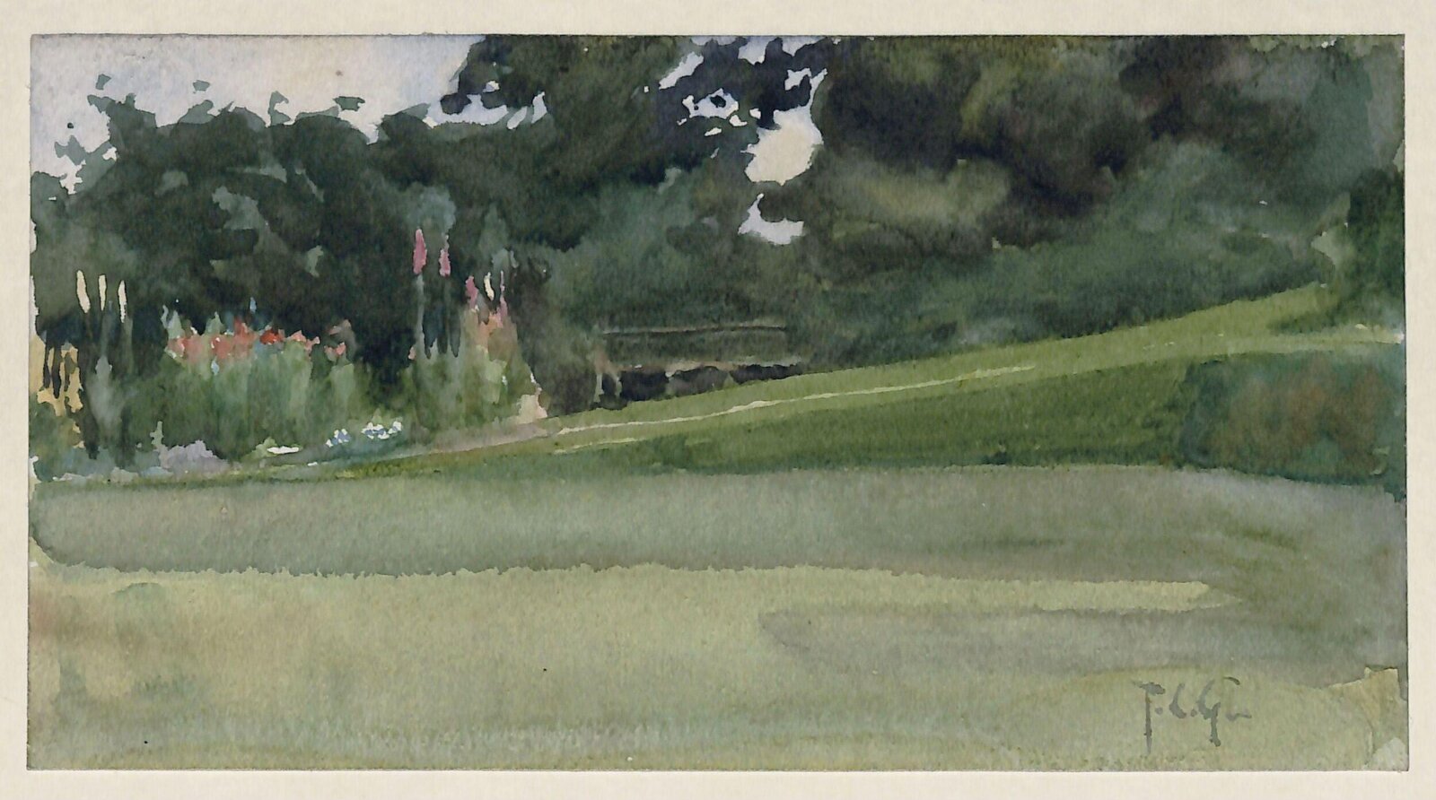 A Garden near Penzance, Thomas Cooper Gotch, ca. 1875-1931