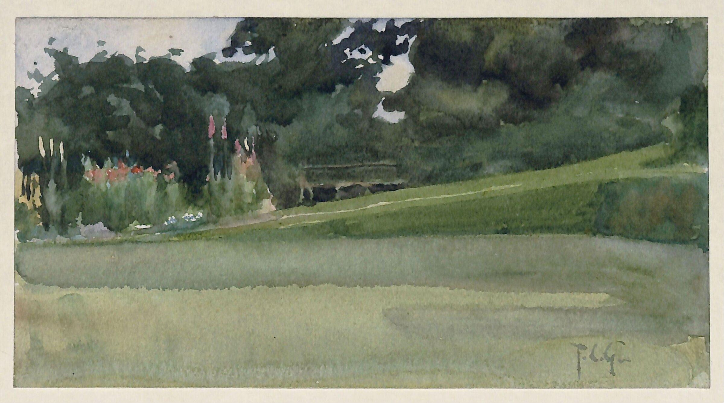 A Garden near Penzance, Thomas Cooper Gotch, ca. 1875-1931