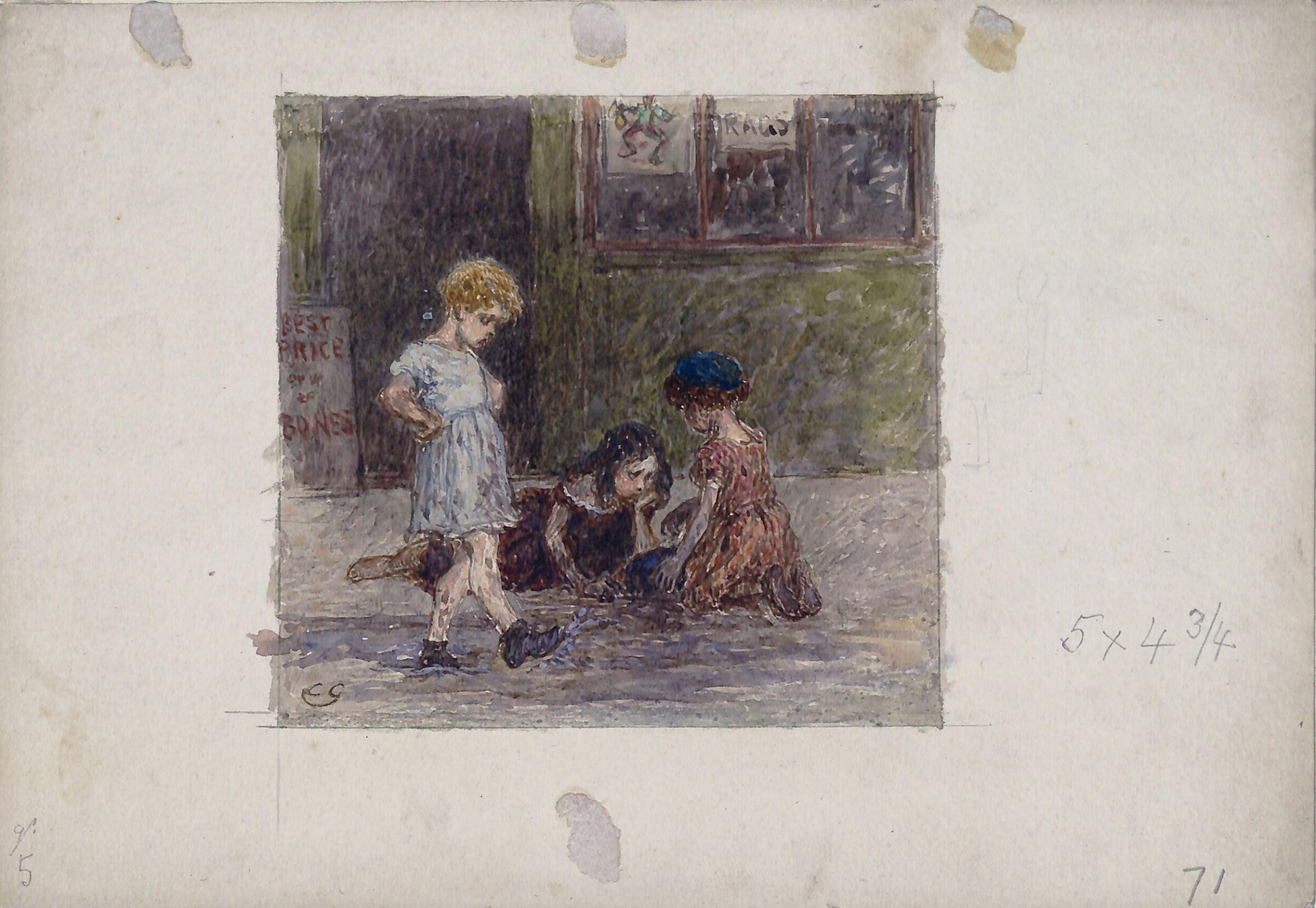 Gutter Children, Charles Green, late 19th century