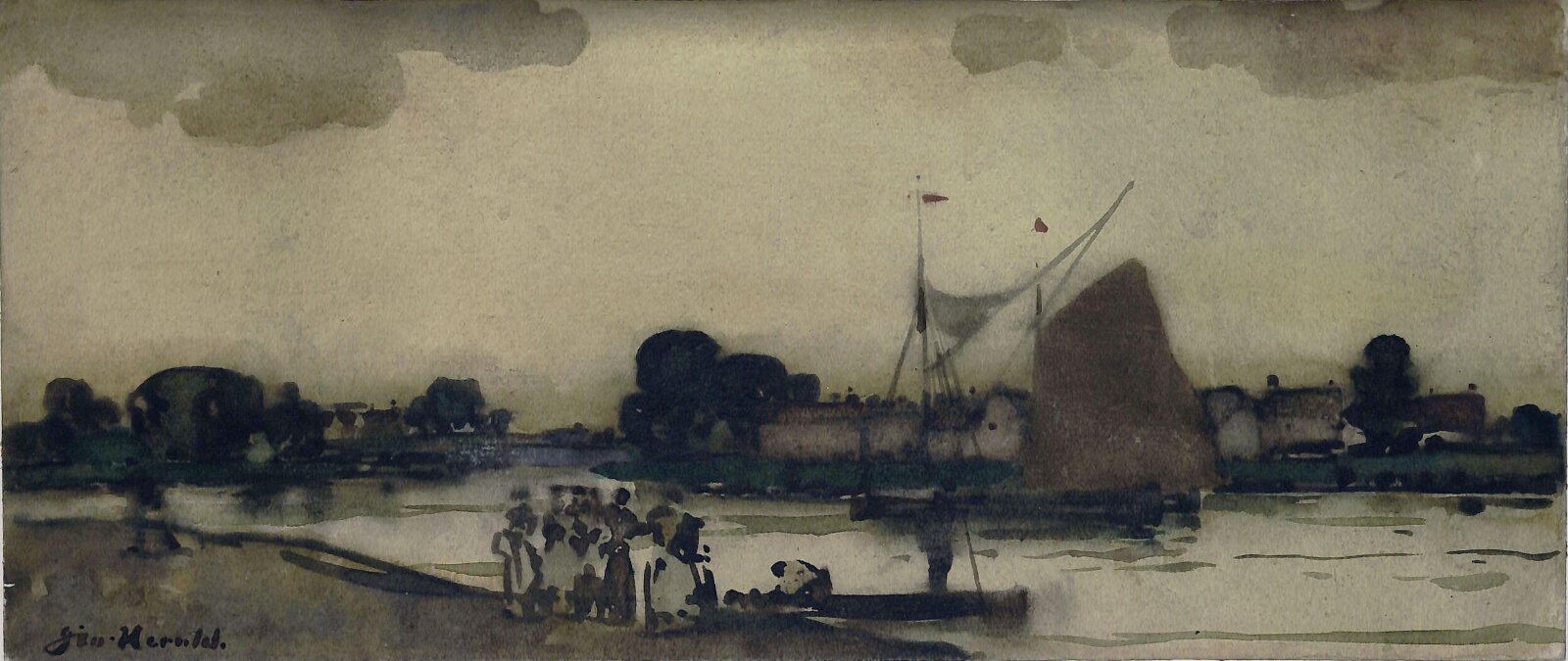 Evening Effect, James Watterson Herald, ca. 1880-1914