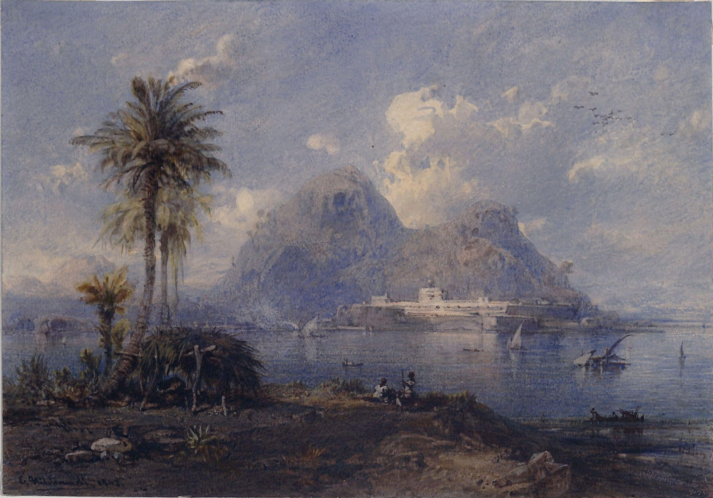 Santa Cruz, Rio de Janeiro, Eduard Hildebrandt, 1843