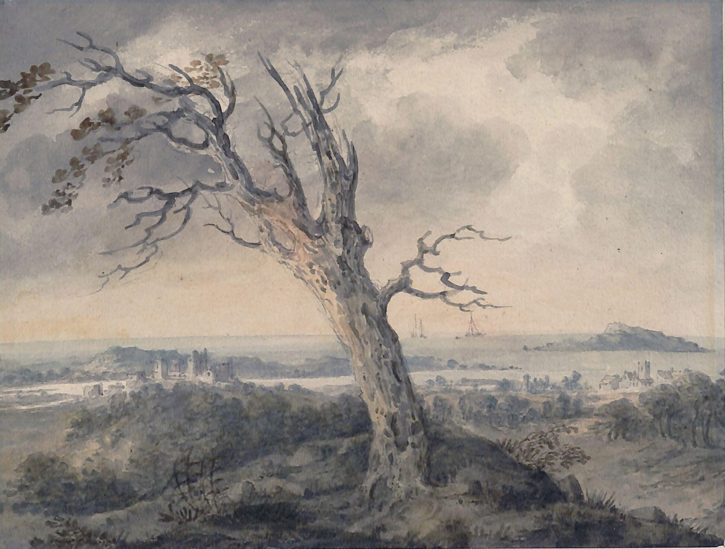 Coastal Scene, North Wales, Julius Caesar Ibbetson the elder, c.1780-1817