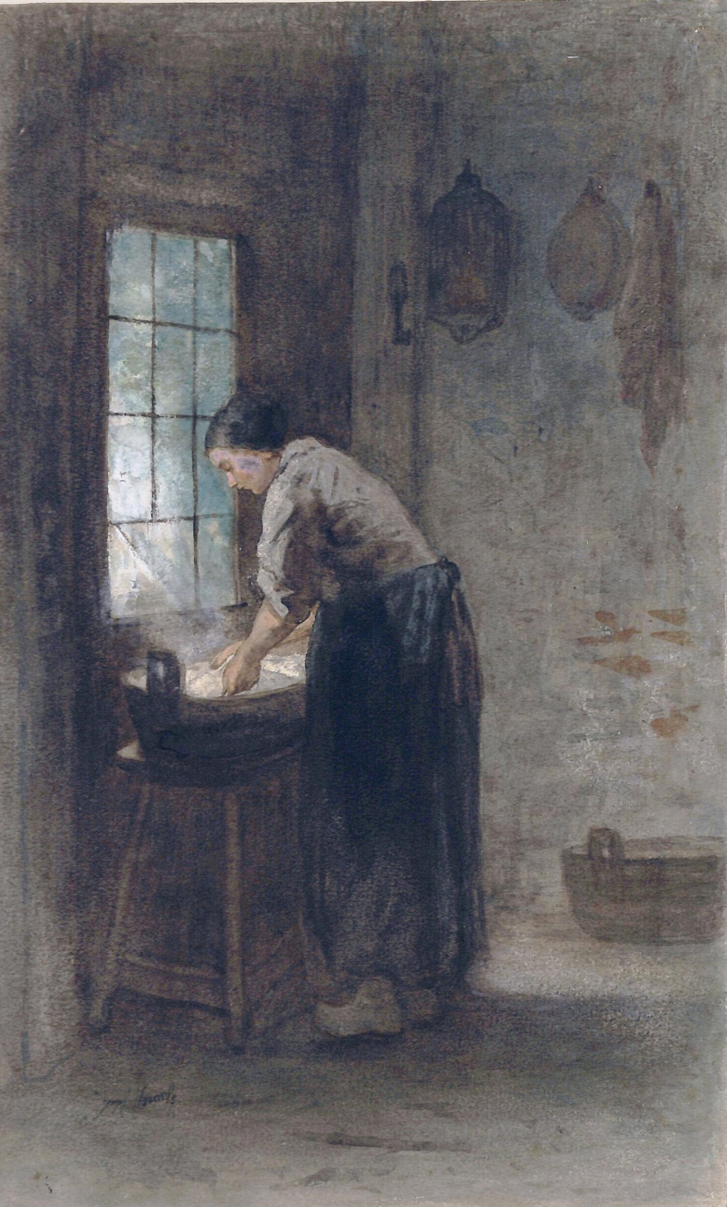 The Housewife, Jozef Israels, 1824-1911