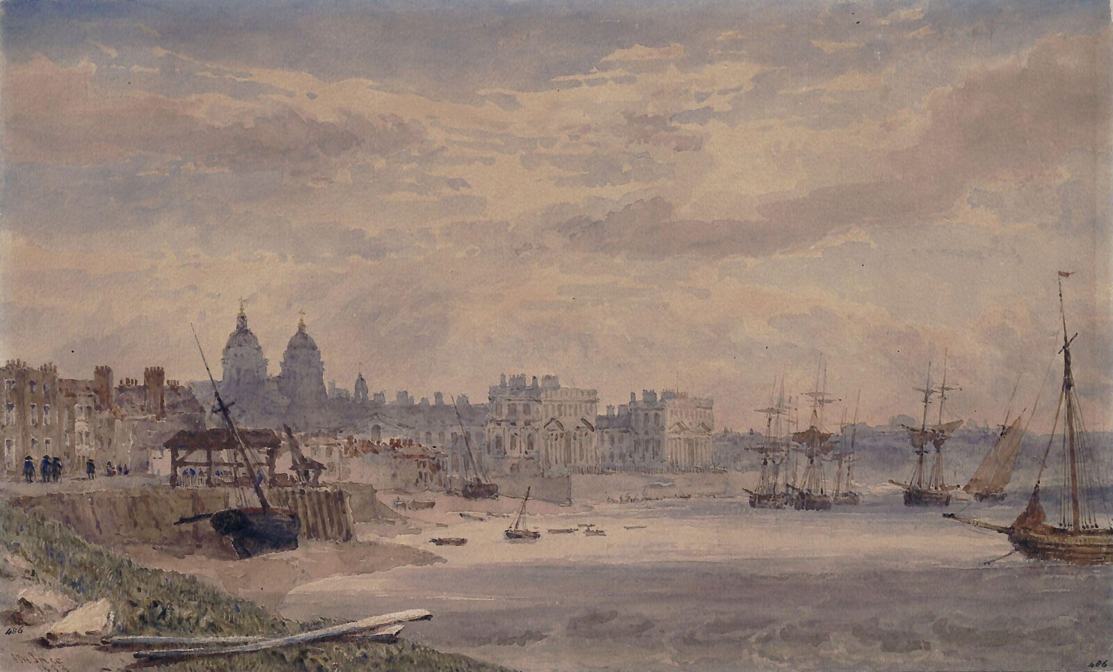 Greenwich Hospital, Joseph Murray Ince, 1833