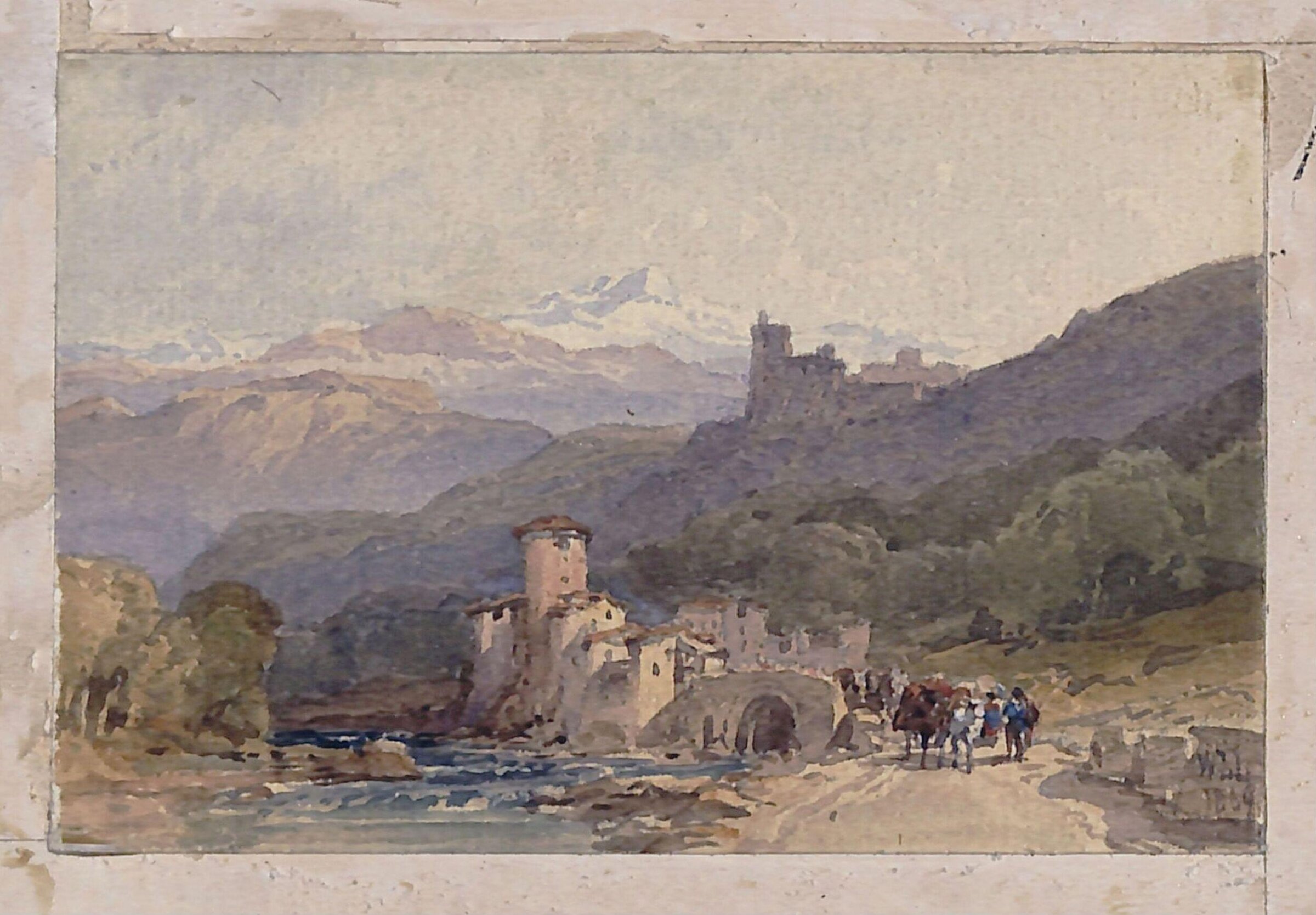 Strada di Aquila, William Leighton Leitch, 1869