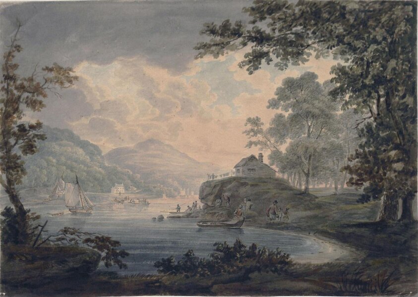 Briton Ferry, Wales (1775-1800) by Giuseppe Marri