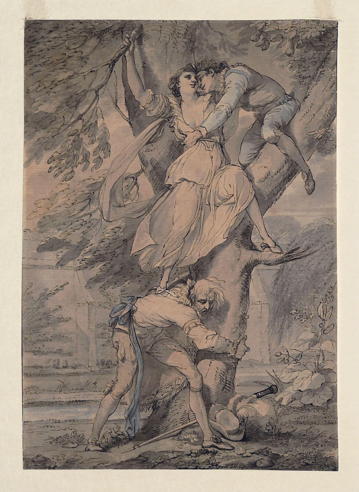 January and May, Hamilton Mortimer, ca. 1760-79