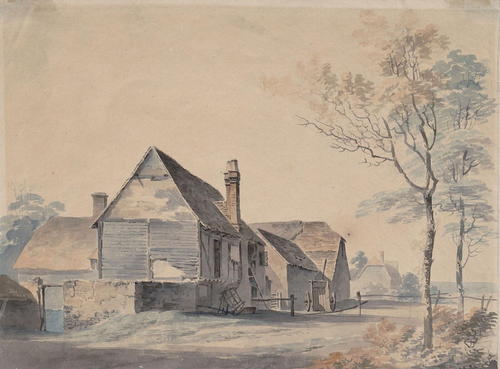 Landscape with Barn, Munn, ca. 1793