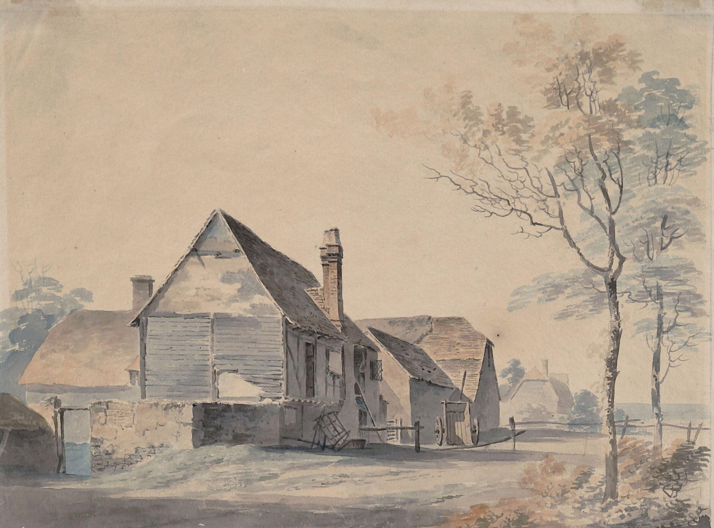 Landscape with Barn, Munn, ca. 1793