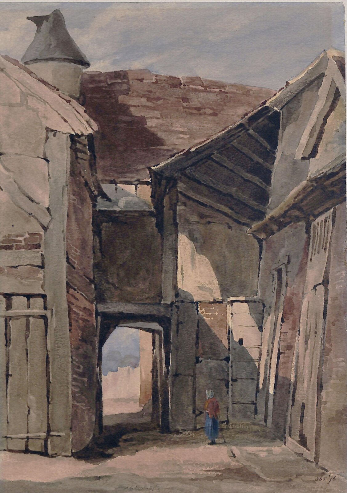 Old House, Bristol, William James Müller, ca. 1832-45