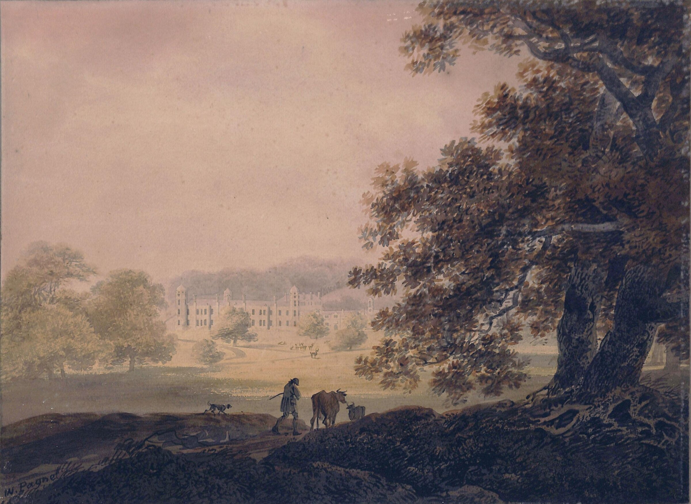 Harewood House, Yorkshire, William Payne, ca. 1776-1830