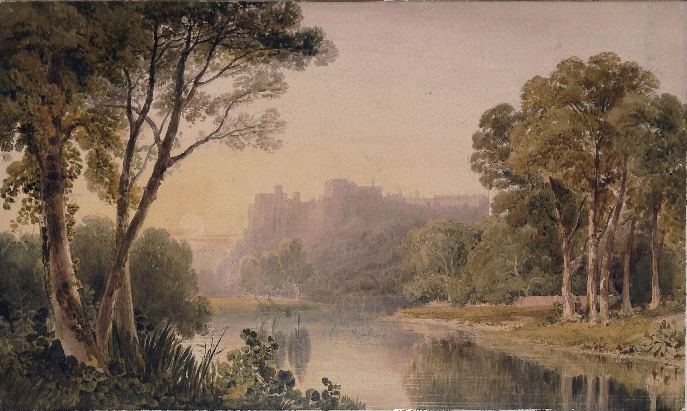 View of Windsor Castle, James Baker Pyne, mid 19th century