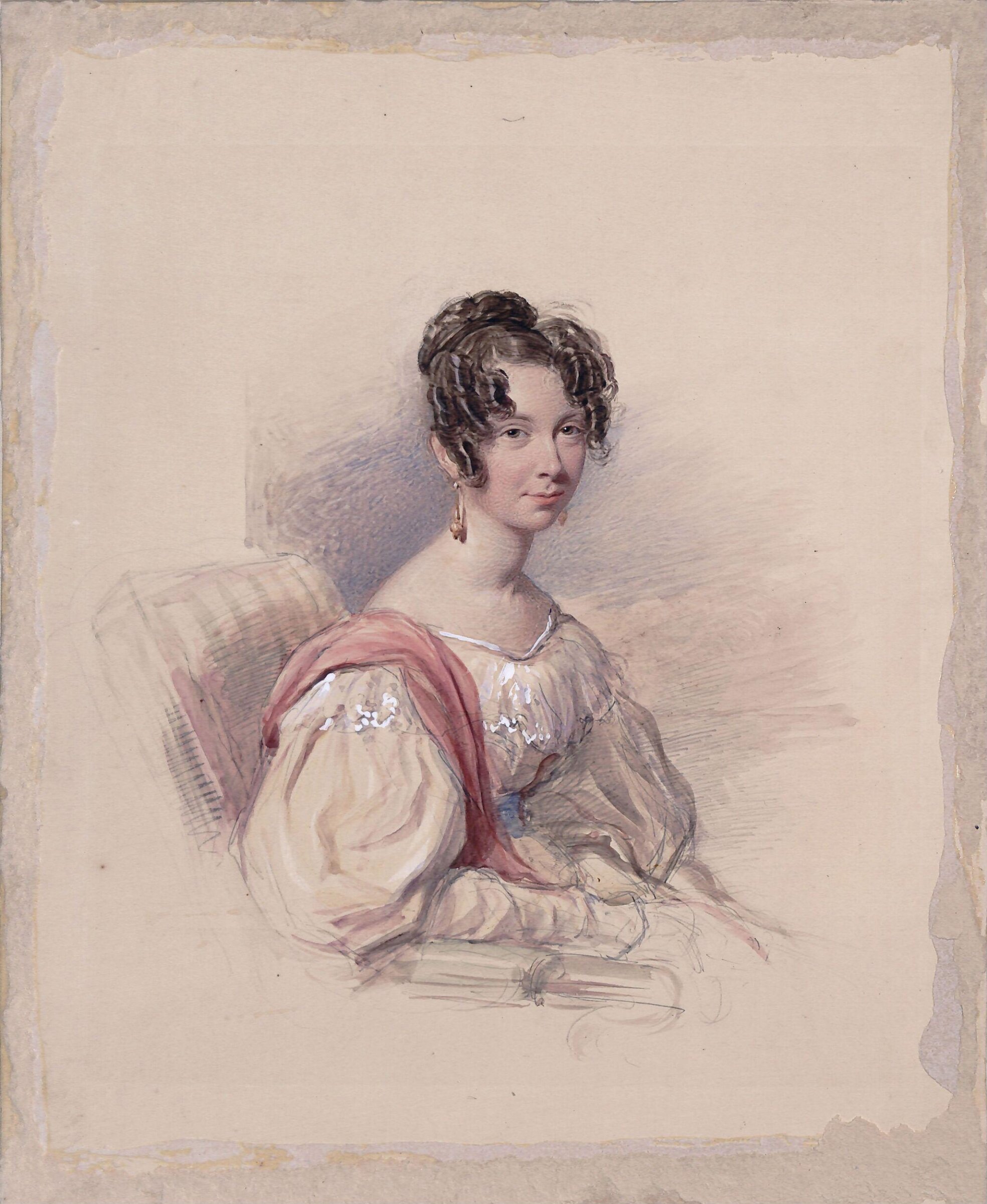 An unknown young lady, George Richmond, 19th century