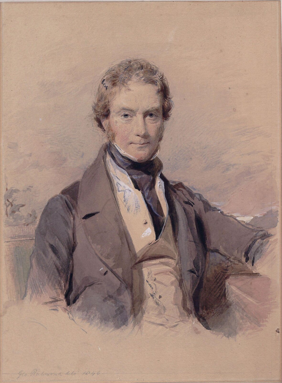 James, Lord Ruthven, George Richmond, 1840