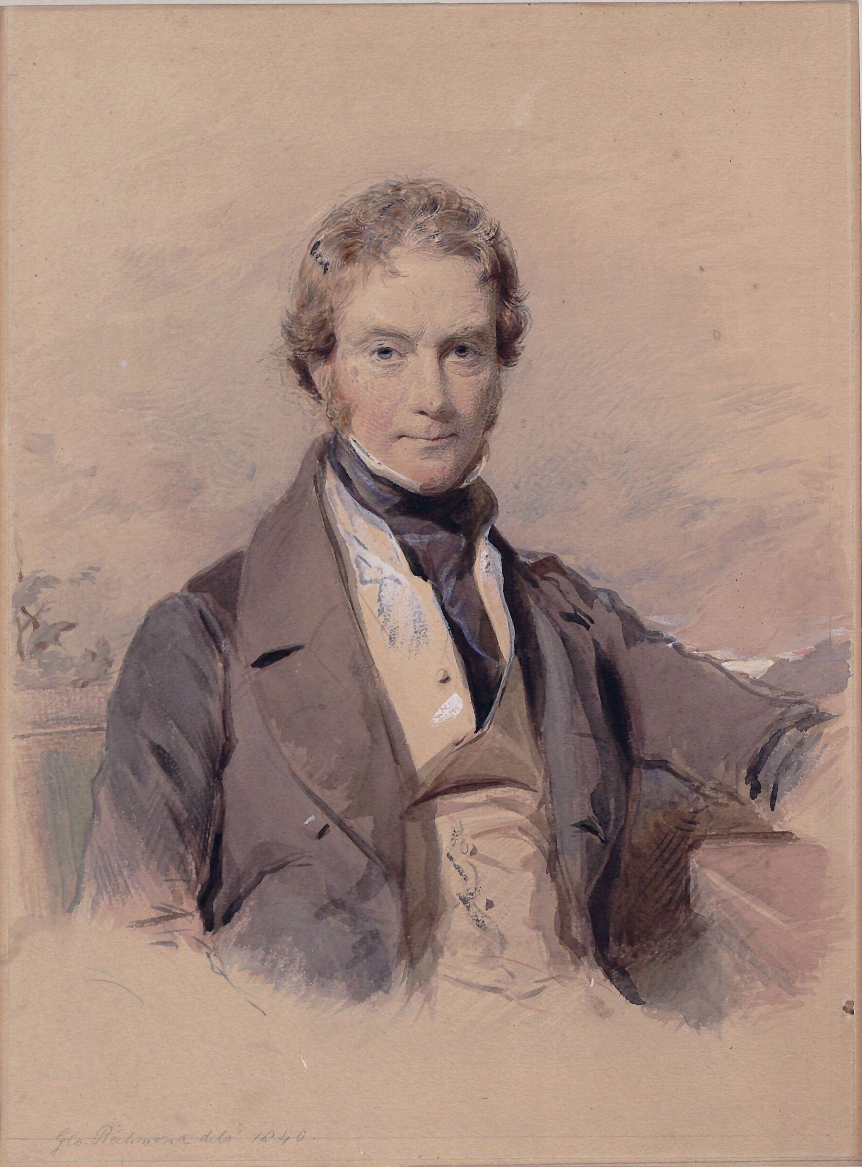 James, Lord Ruthven, George Richmond, 1840