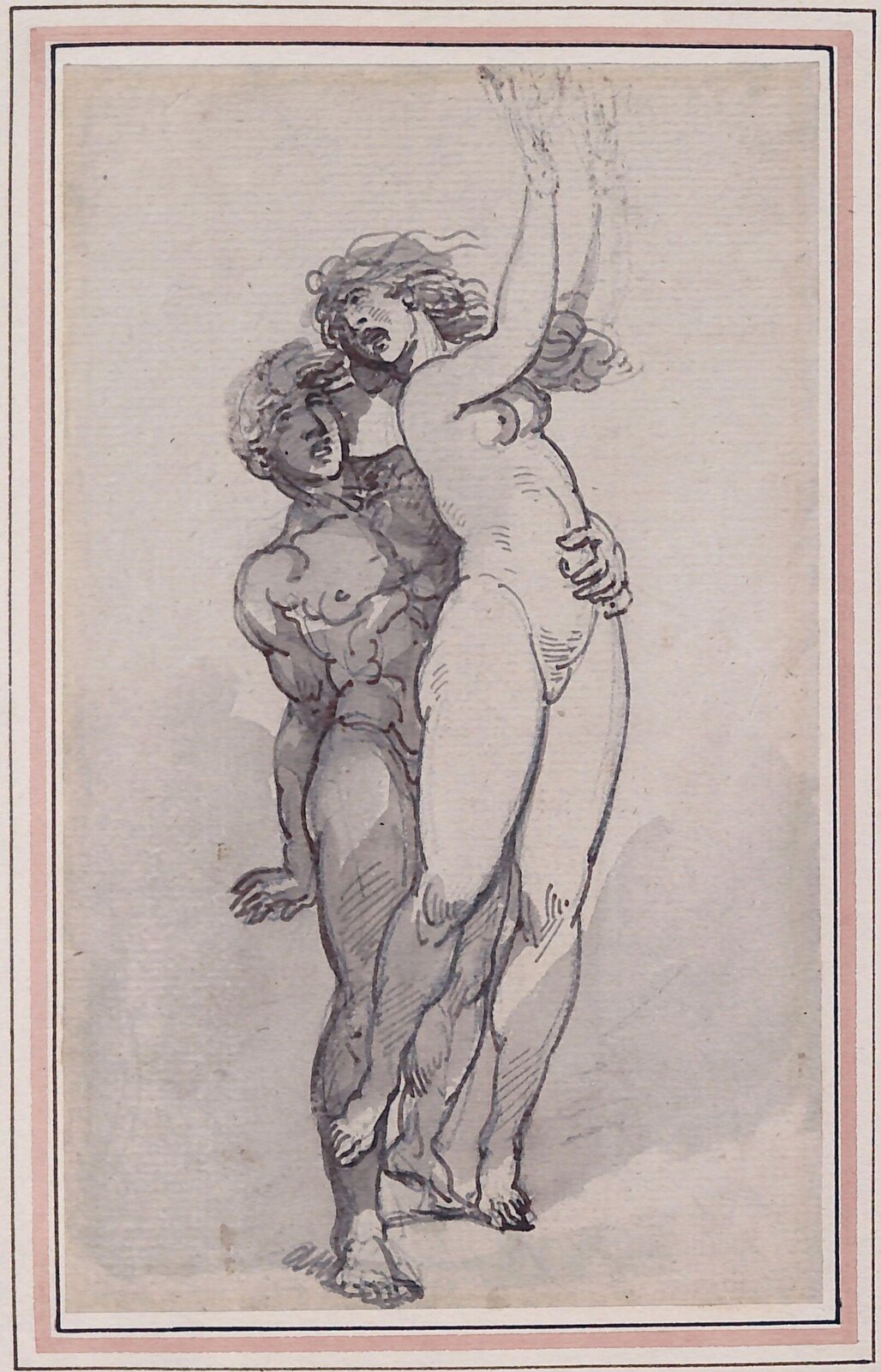Apollo and Daphne, Thomas Rowlandson, ca. 1780-1825