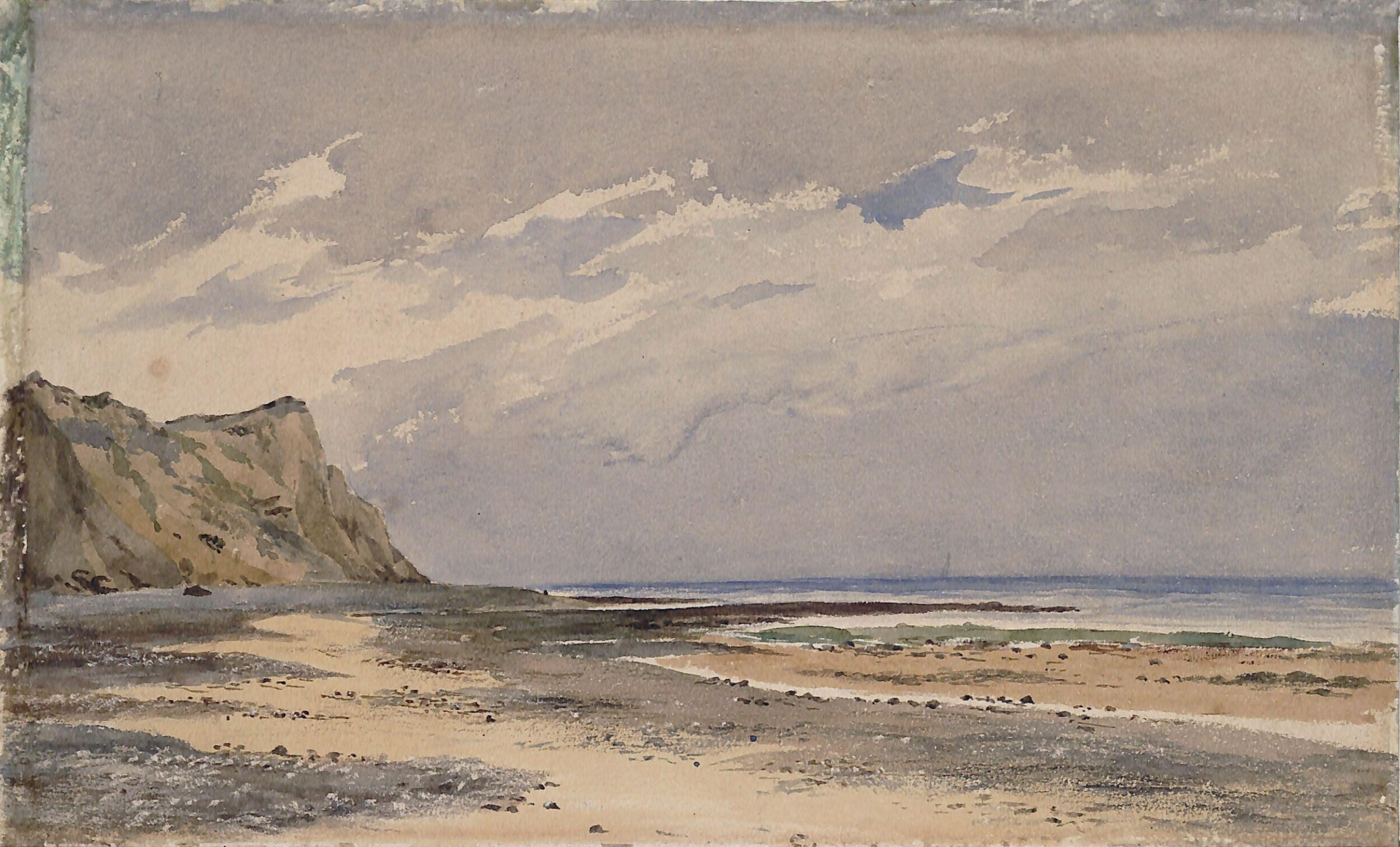 Shore Scene, Sheringham, Norfolk, James Stark, ca. 1825-59