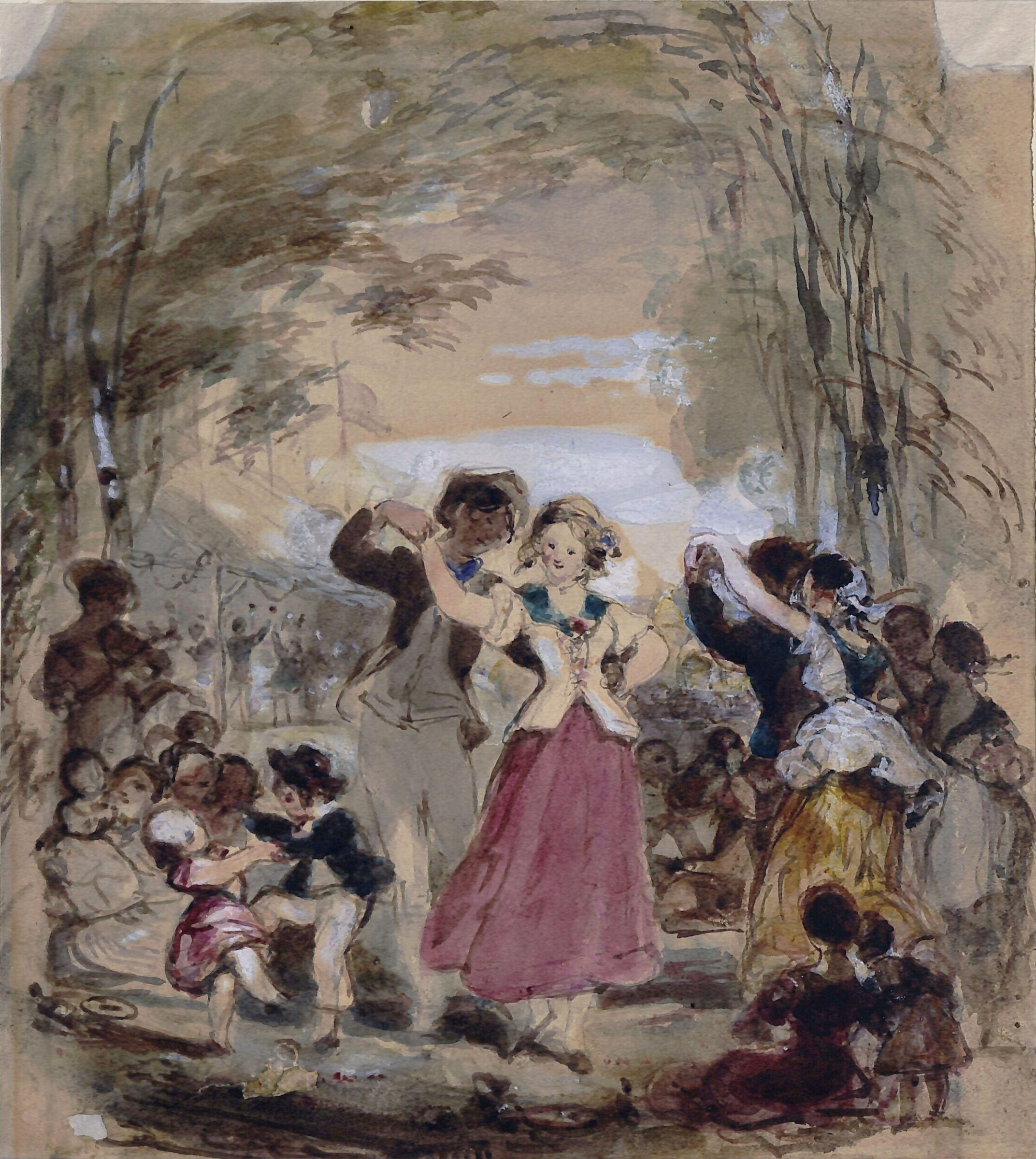 A Rustic Festival, Francis Philip Stephanoff, ca. 1805-60