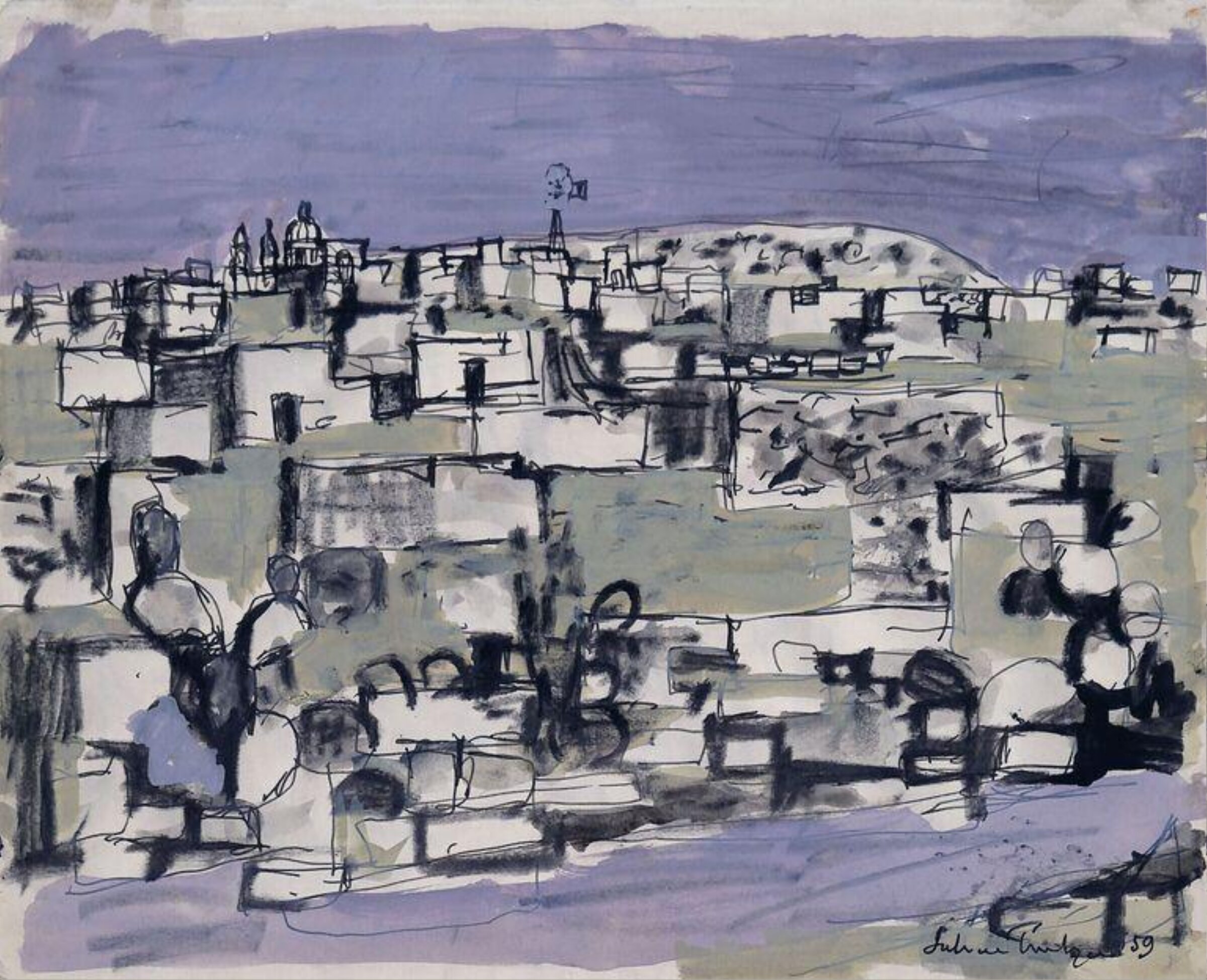 Malta, Julian Trevelyan, 1959