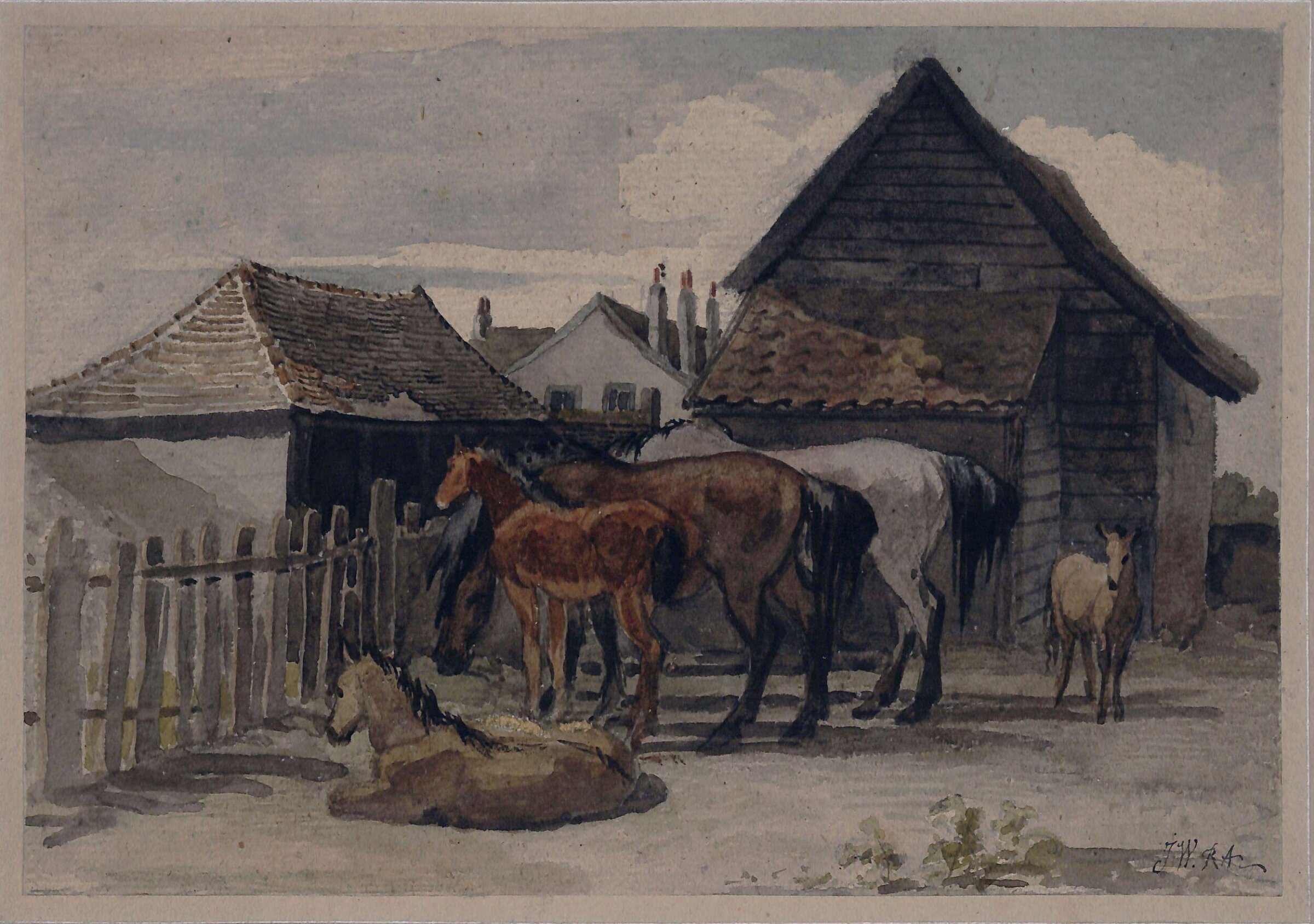 Horses and Foals, James Ward, late 18th century - early 19th century