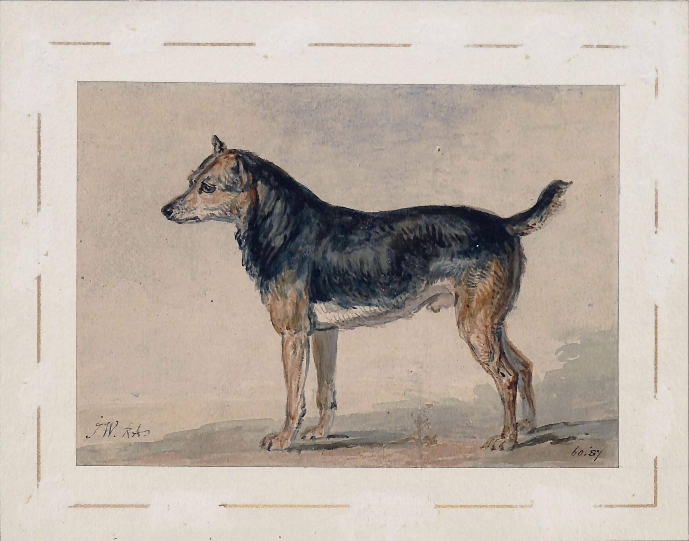 Sketch of a dog, James Ward, ca. 1790-1840