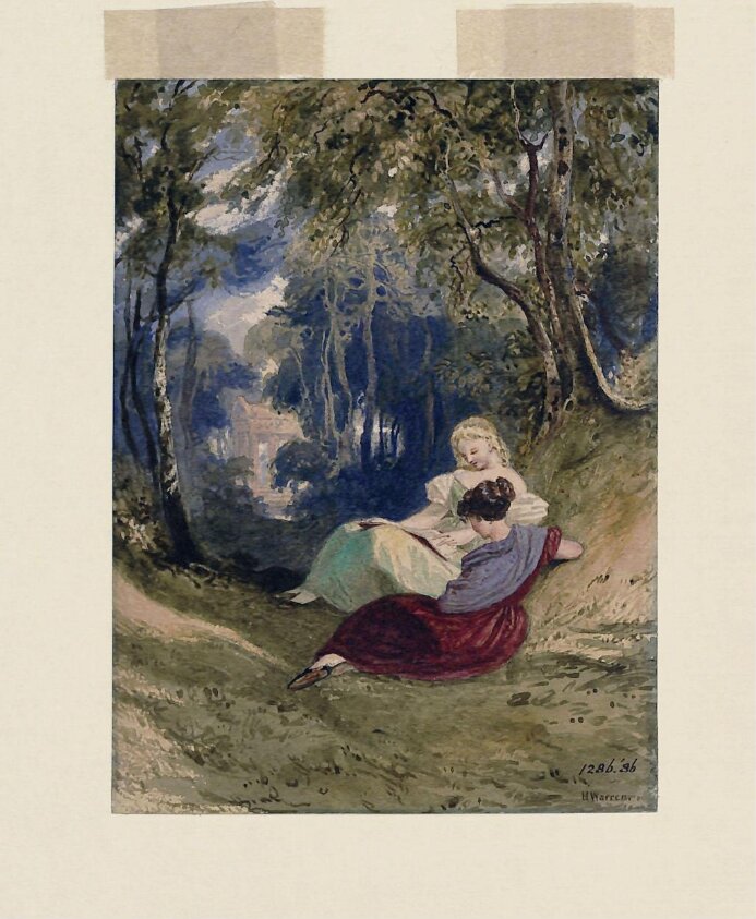 The Sisters (ca.1818-1879) by Harold Broadfield Warren