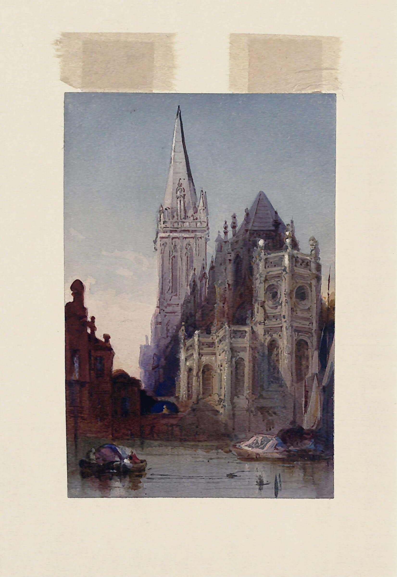 The Church of St. Pierre, Caen, Edward Webb, ca. 1830-1854