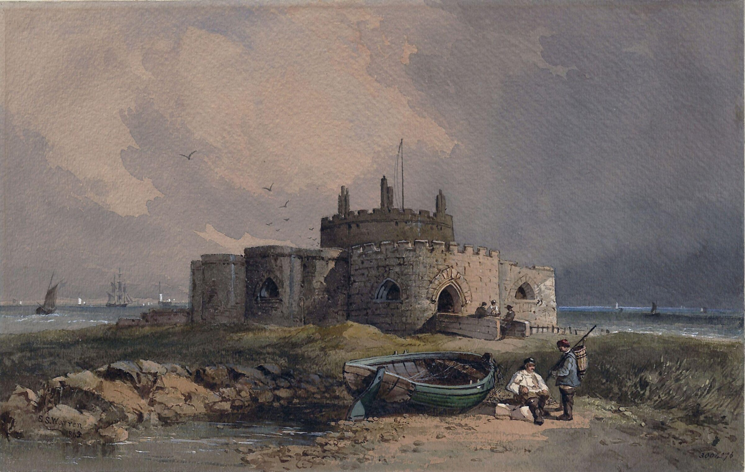 A Fort on the Shore', Sophy Warren, 1862