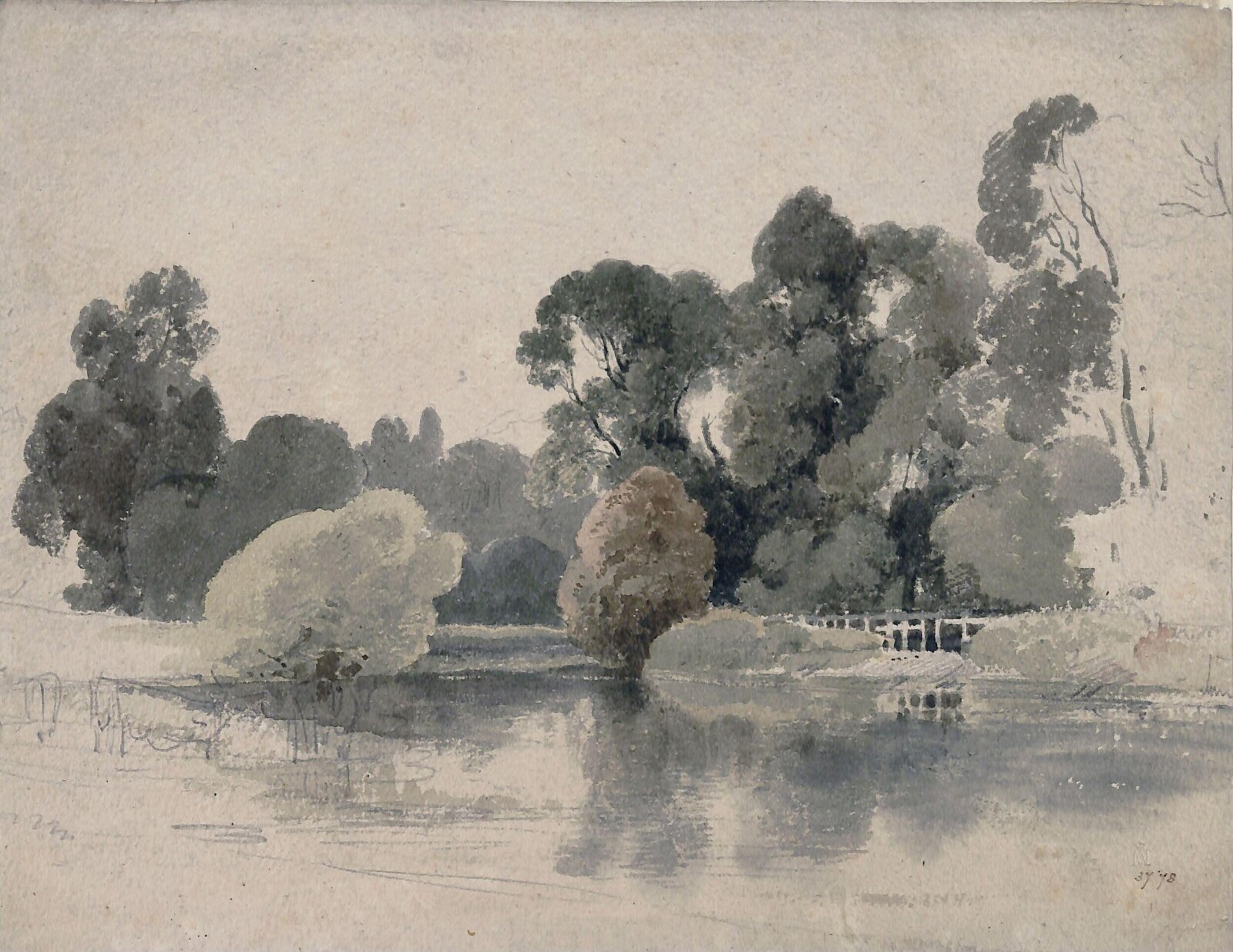 View near Sandhurst, Andrew Wilson, ca. 1805-48