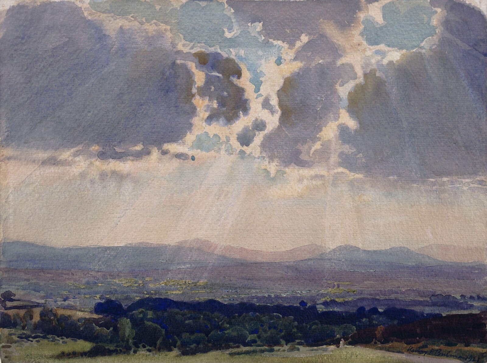The Eden Valley, Henry Herbert Bulman, 1921