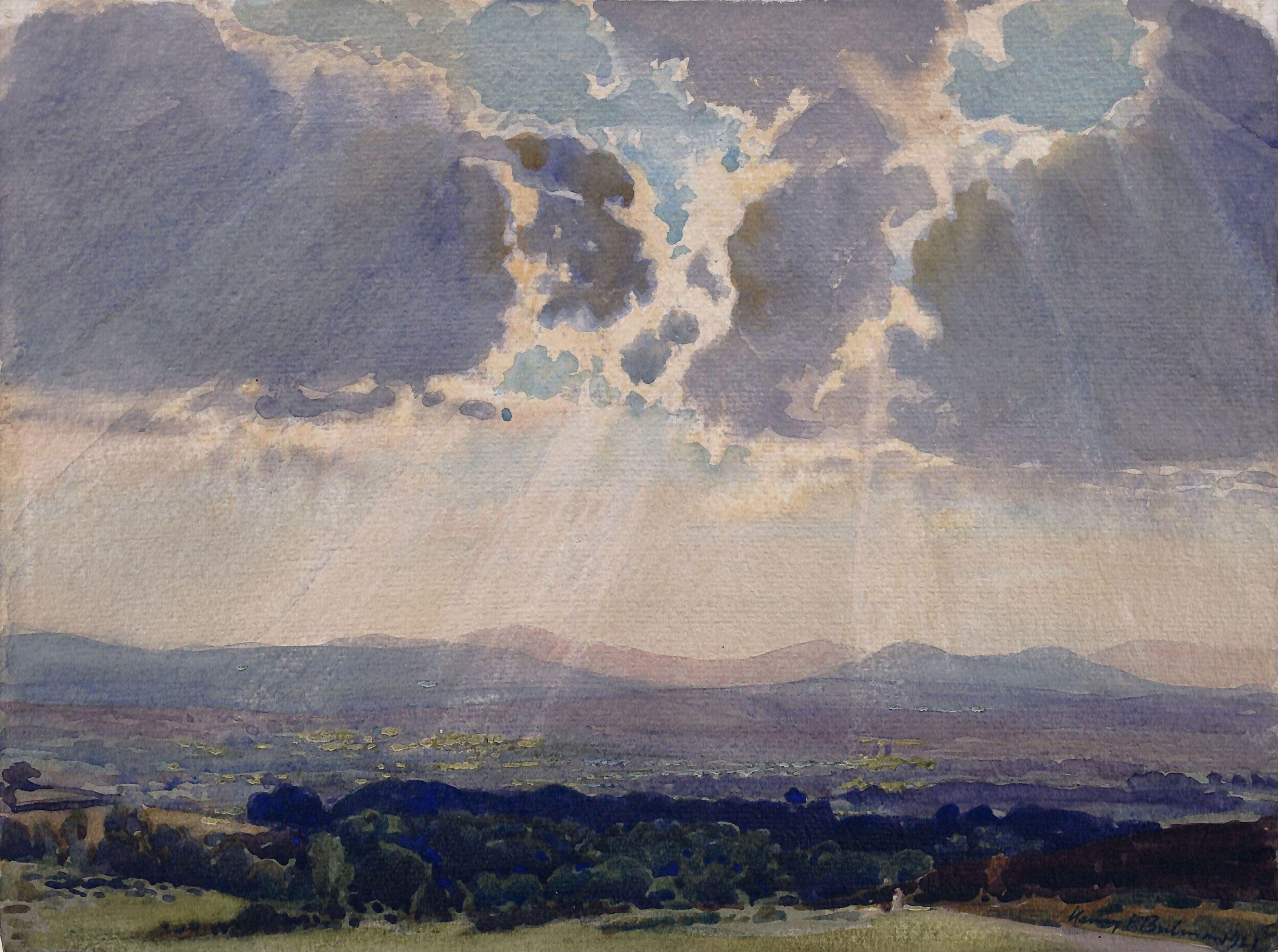 The Eden Valley, Henry Herbert Bulman, 1921