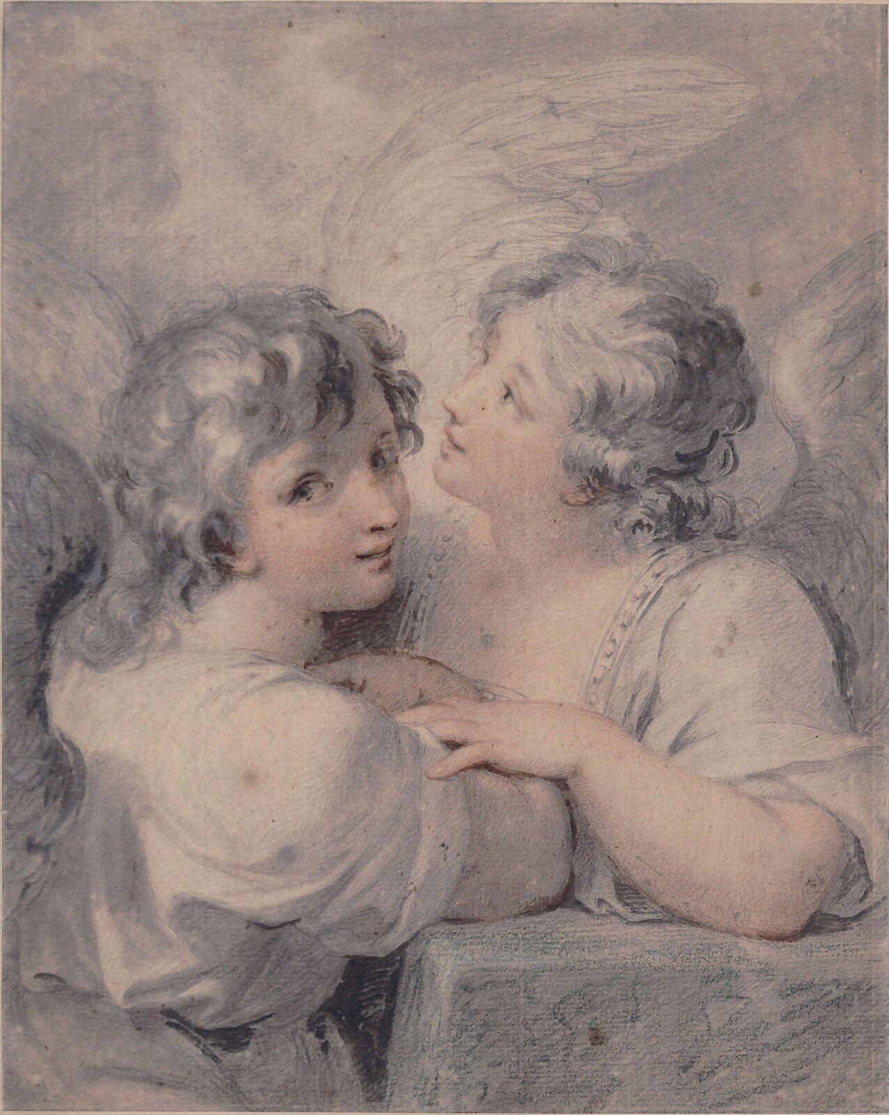 Two Angels, Giovanni Battista Cipriani, ca. 1750-1785