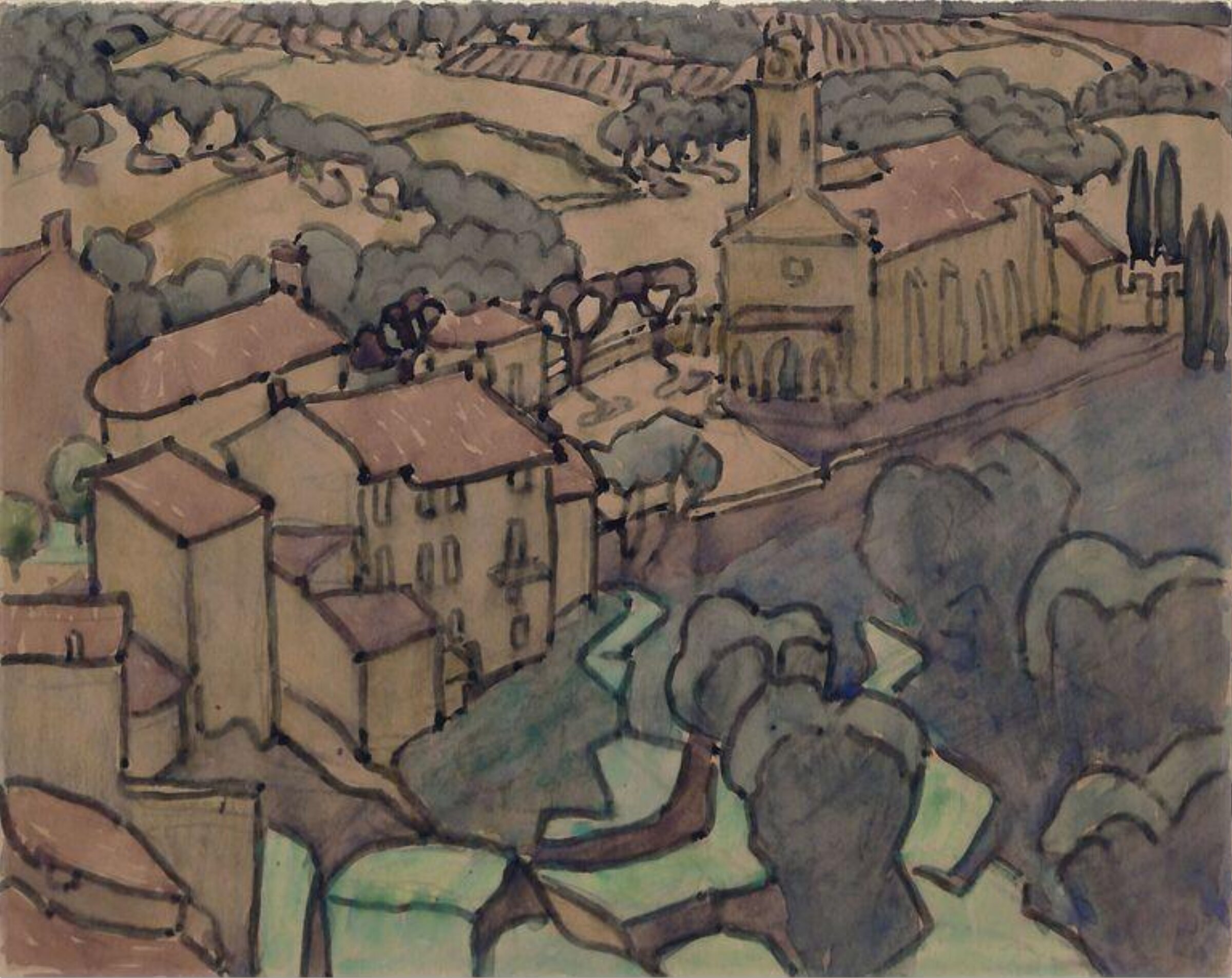 A Landscape in Provence, Anne L. Faulkner