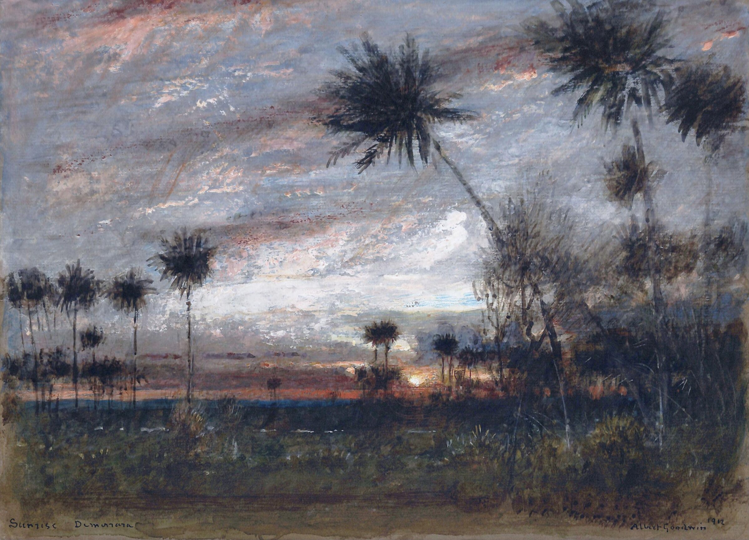Sunrise, Demerara, Albert Goodwin, 1912