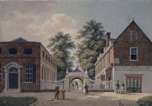 Entrance to the Royal Old Wells, Cheltenham, 1812 thumbnail 1