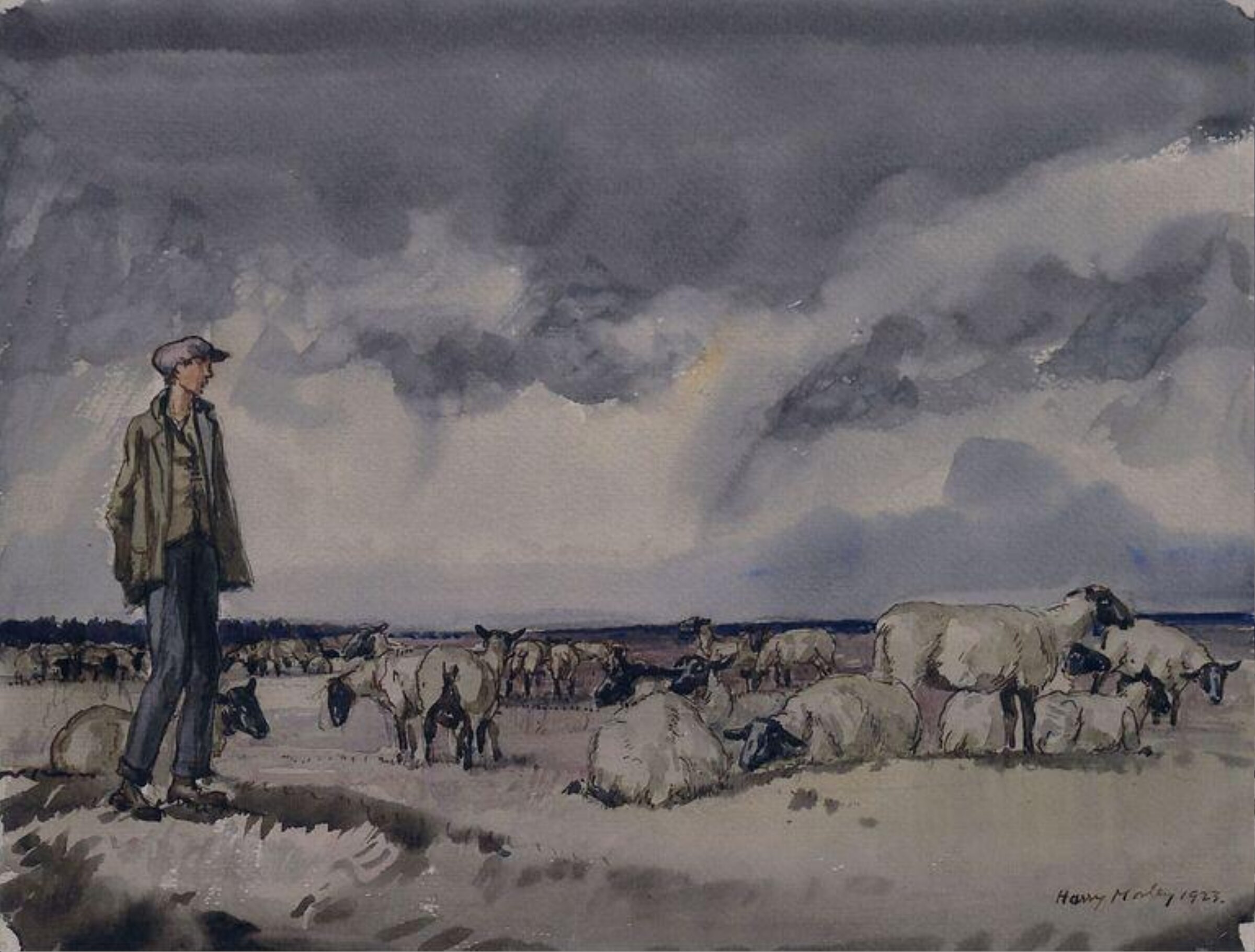 The Shepherd Boy, Harry Morley, 1923
