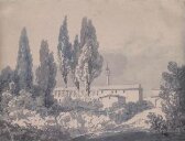 Landscape with Trees, Italian Buildings and Column thumbnail 2